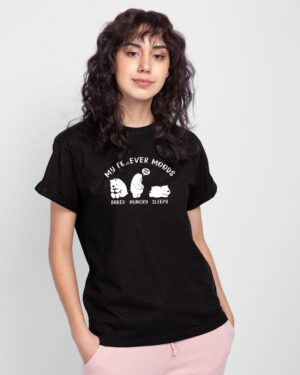 Moody Bear Half Sleeve T-Shirt