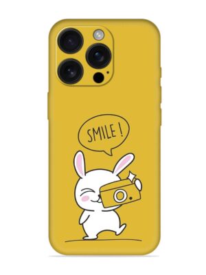 Hey Smile Please Embossed Soft Silicone Case for Apple Iphone 16 Pro Max