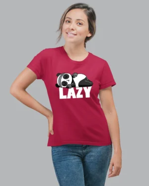 Lazy Panda Women T-Shirt